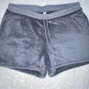 Soft/fuzzy pajama shorts